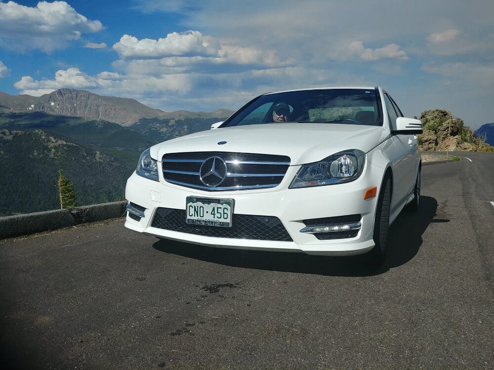 My first car, a mercedes c300 (cheapest one on the lot! )