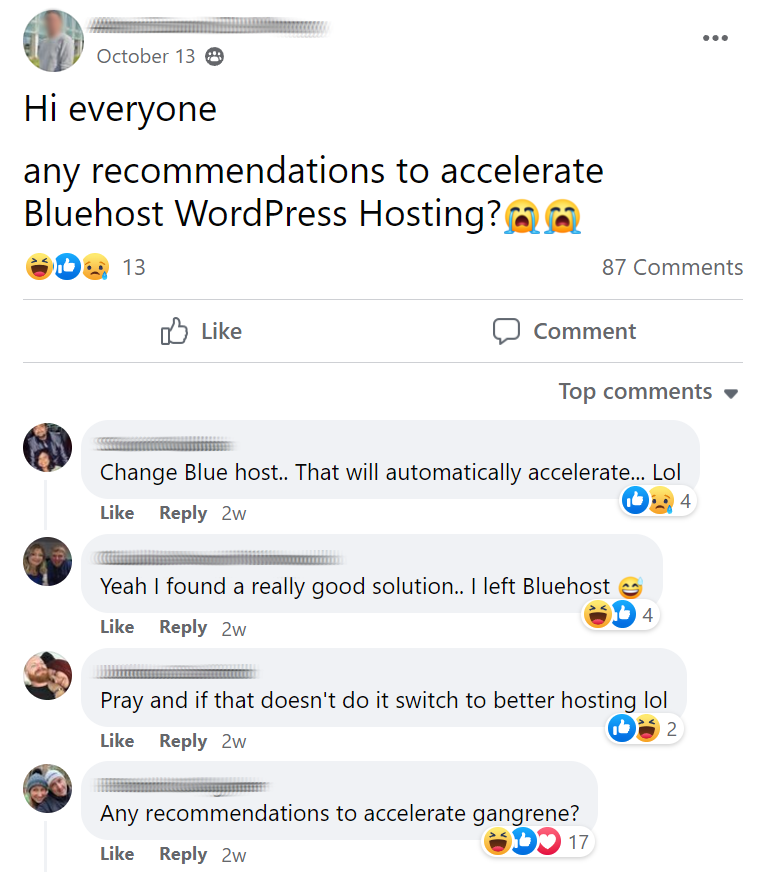 Bluehost hosting review