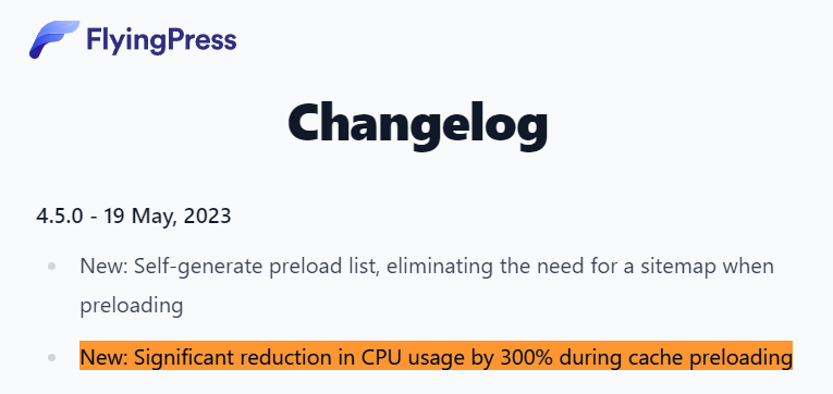 Flyingpress cpu usage reduction