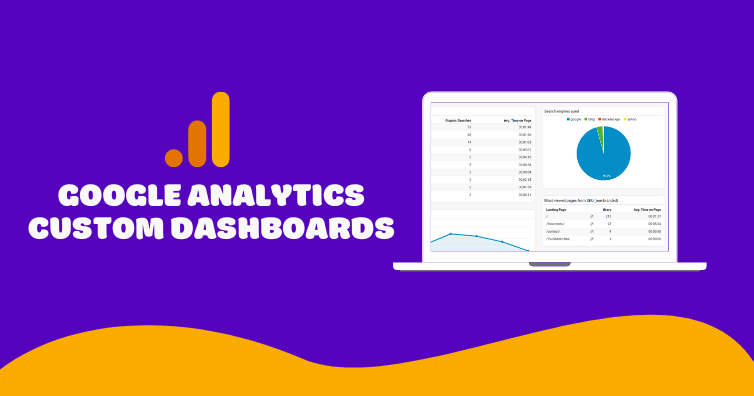 Google analytics custom dashboards
