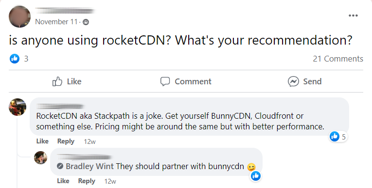 Rocketcdn joke