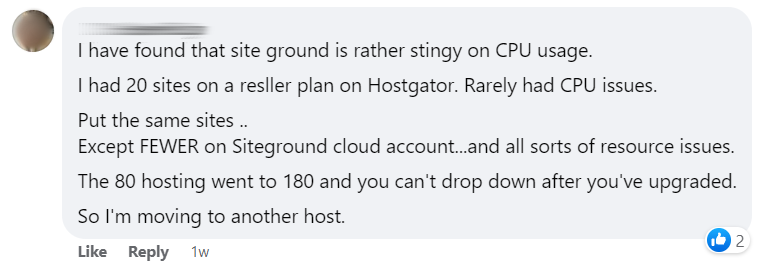 Siteground cloud cpu usage upgrades