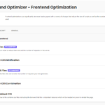 Siteground optimizer css settings