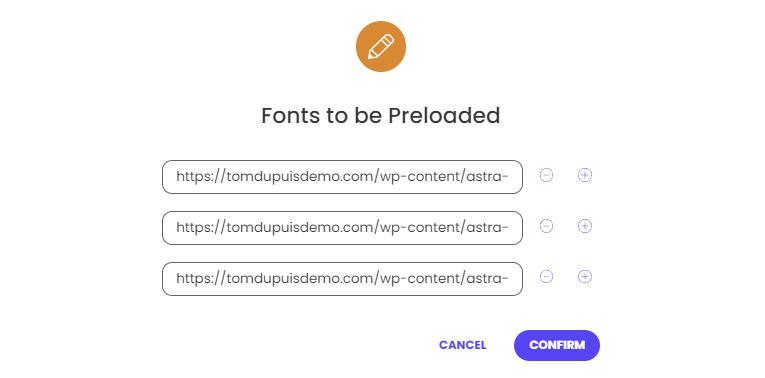 Siteground optimizer fonts to preload