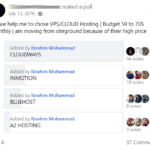 Vps cloud hosting poll